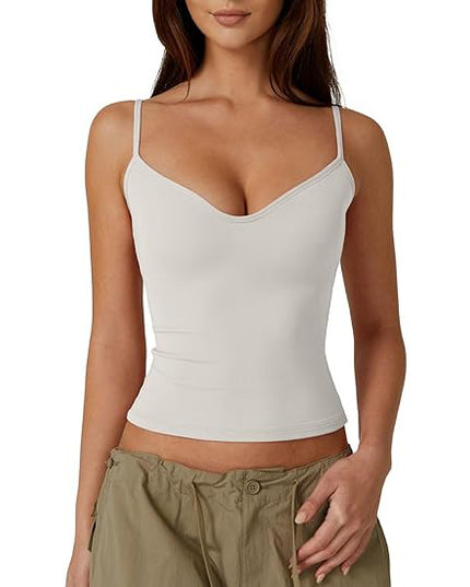 Camisole Cropped T-shirt Vest Women's Milk Silk Top