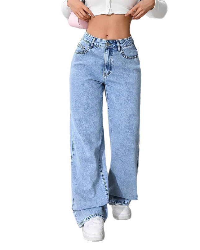 Women's Printed Jeans Summer Loose Trendy