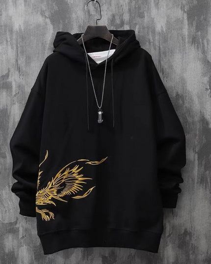 Heavy Industry Phoenix Embroidered Hoodie Male