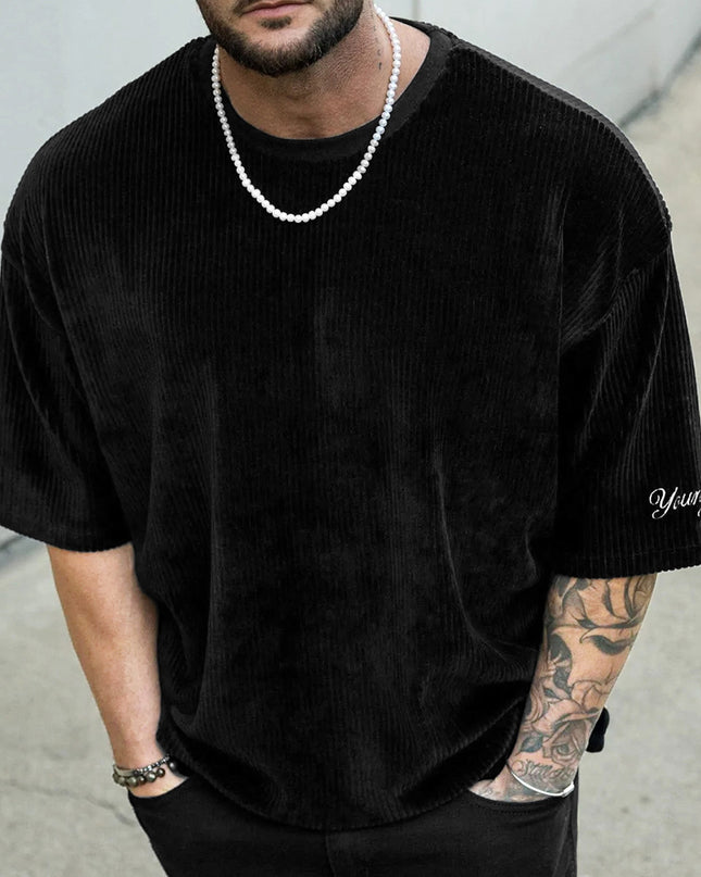 Fashion Loose Sports Short Sleeve Men