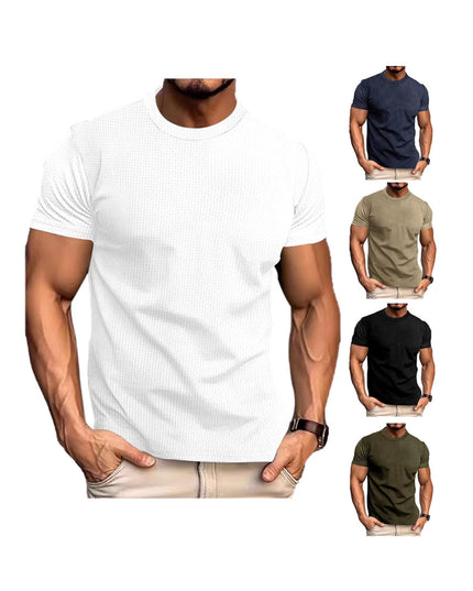 Men's Short Sleeve Breathable Slim Top