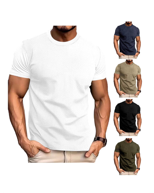 Men's Short Sleeve Breathable Slim Top