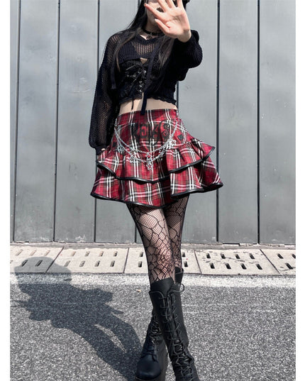 Y2g Niche Cake High Waist A- Line Skirt