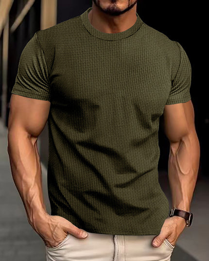 Men's Short Sleeve Breathable Slim Top