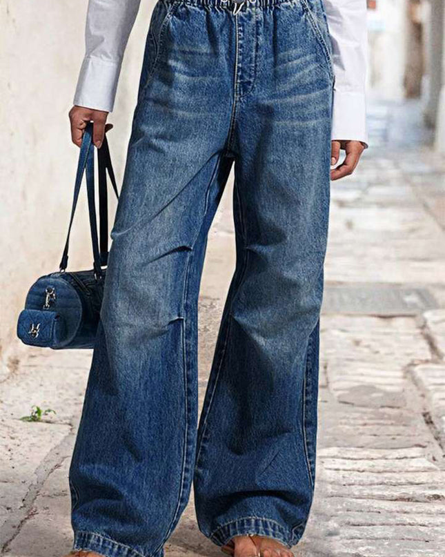 European And American Loose Jeans For Women