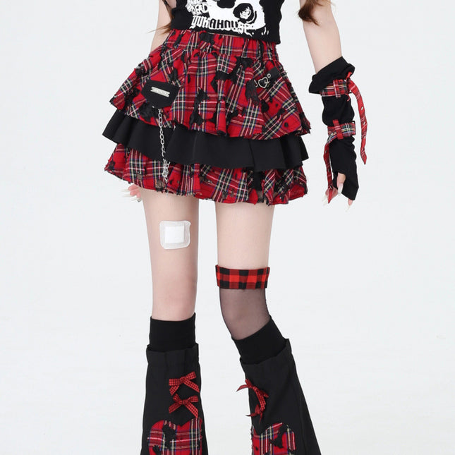 Women's Dopamine Punk Half-length Cake Skirt