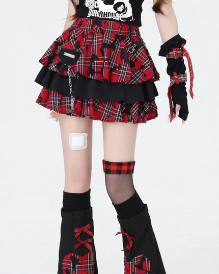 Women's Dopamine Punk Half-length Cake Skirt