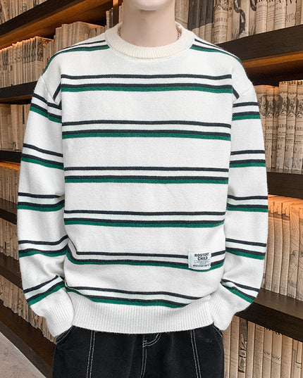 Fashionable Round Neck Sweater For Men Autumn And Winter