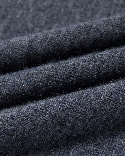 Thickening Men's Pure Wool Sweater Long Sleeve Knitting Shirt