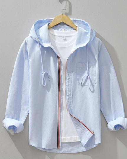 Men's Fashion Handsome Long Sleeve Shirt Shirt Coat