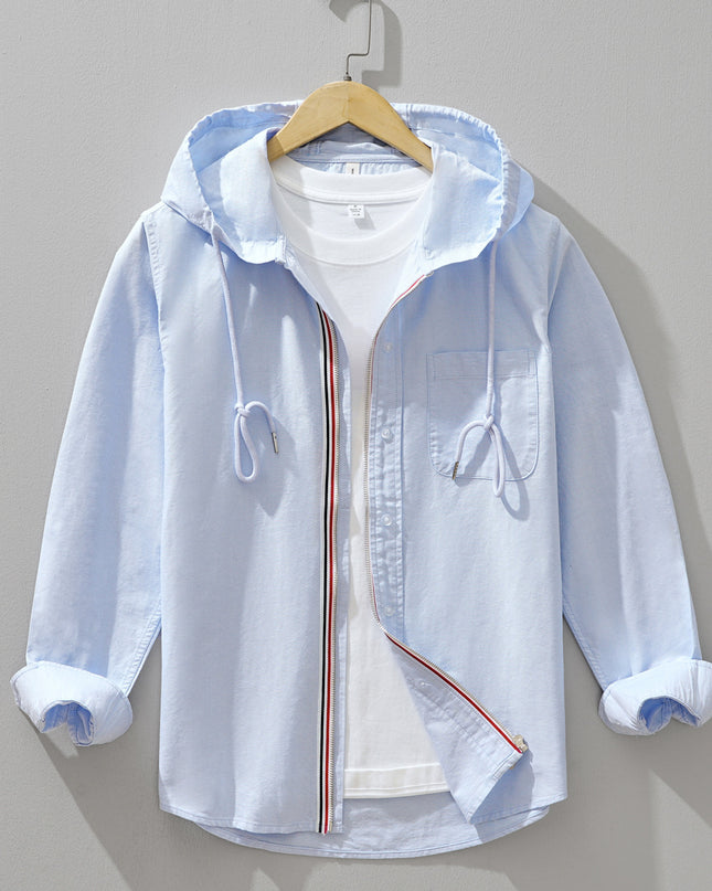 Men's Fashion Handsome Long Sleeve Shirt Shirt Coat