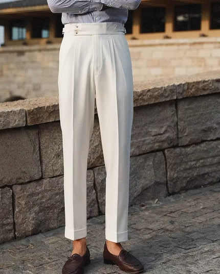Summer Lightly Mature High-grade Slim Fit Suit Pants