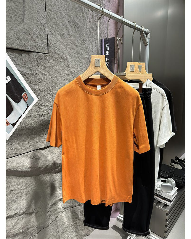 Luxury Quick-drying Hooded Simple Men's Short Sleeve