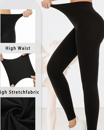 Women's High Waist Not See-through Oversized Leggings