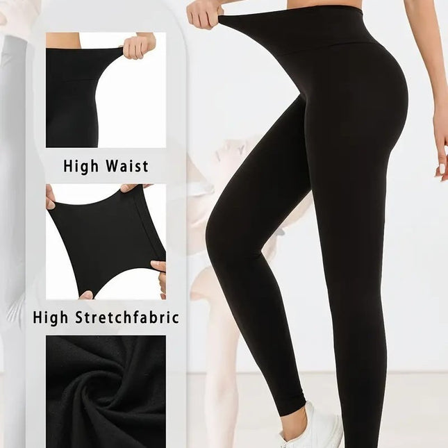 Women's High Waist Not See-through Oversized Leggings