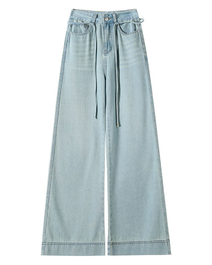 Jeans Women's Loose High Waist Moonlight Blue Wide Leg Trousers