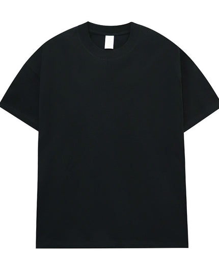 Men's Cotton Seamless Round Neck Short-sleeved T-shirt