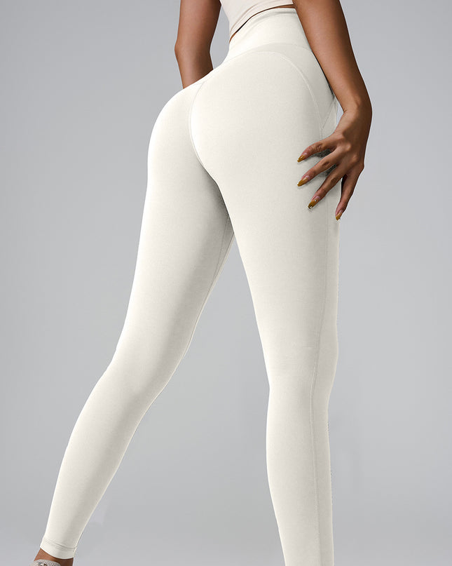 New Sports Trousers Pocket High Waist Seamless Nude Feel Yoga Pants