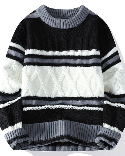 Round Neck Men's Casual Sweater