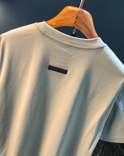 Casual T-shirt Men's Summer New Simple Embroidery