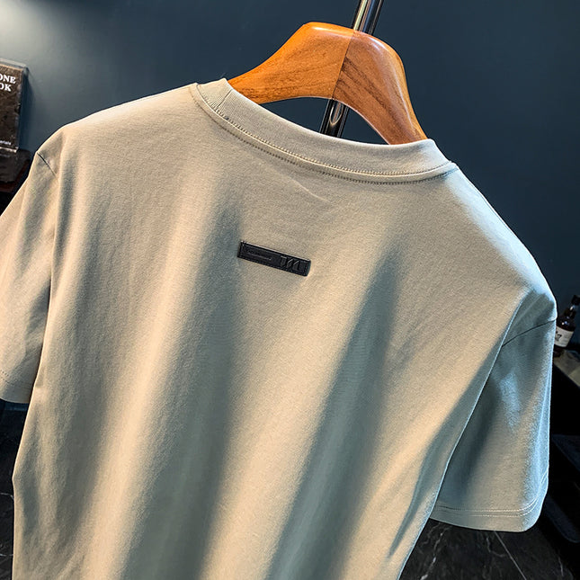 Casual T-shirt Men's Summer New Simple Embroidery