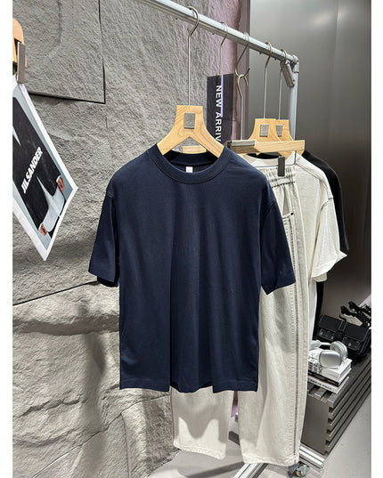 Luxury Quick-drying Hooded Simple Men's Short Sleeve