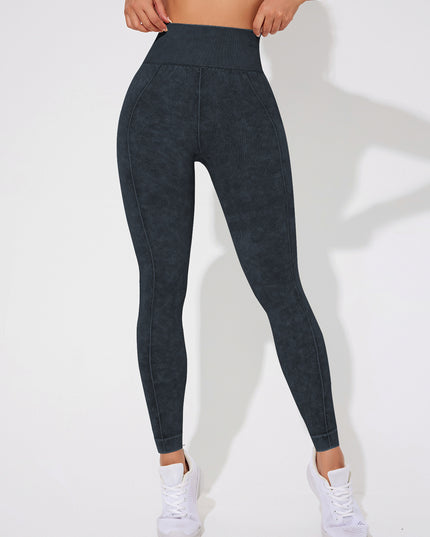 Seamless Yoga High Waist Belly Contracting Sports Tights