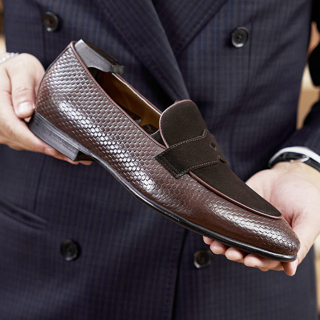 Men's Low-top Breathable Business Leather Shoes
