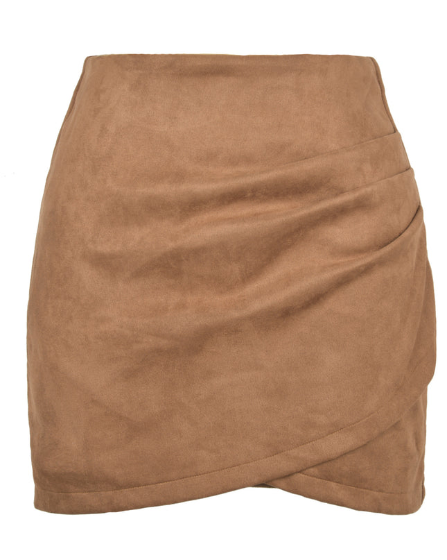 Solid Color Sheath Skirt Autumn And Winter Irregular Women's Clothing