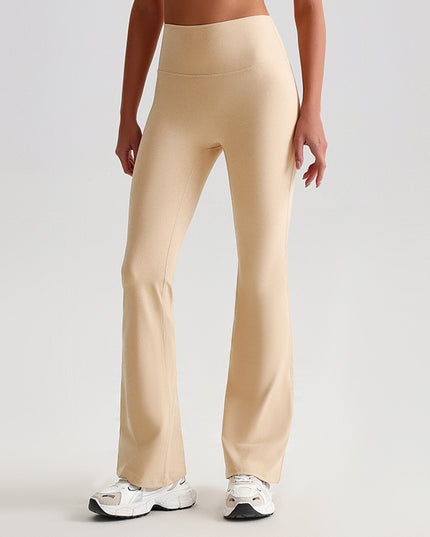Wide-leg Bell-bottoms Tight Nude Feel Hip Raise Yoga Pants