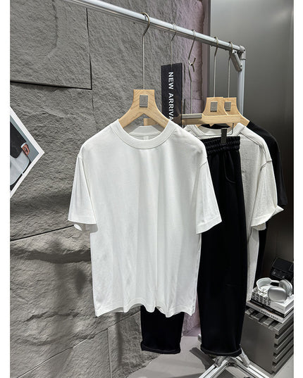 Luxury Quick-drying Hooded Simple Men's Short Sleeve