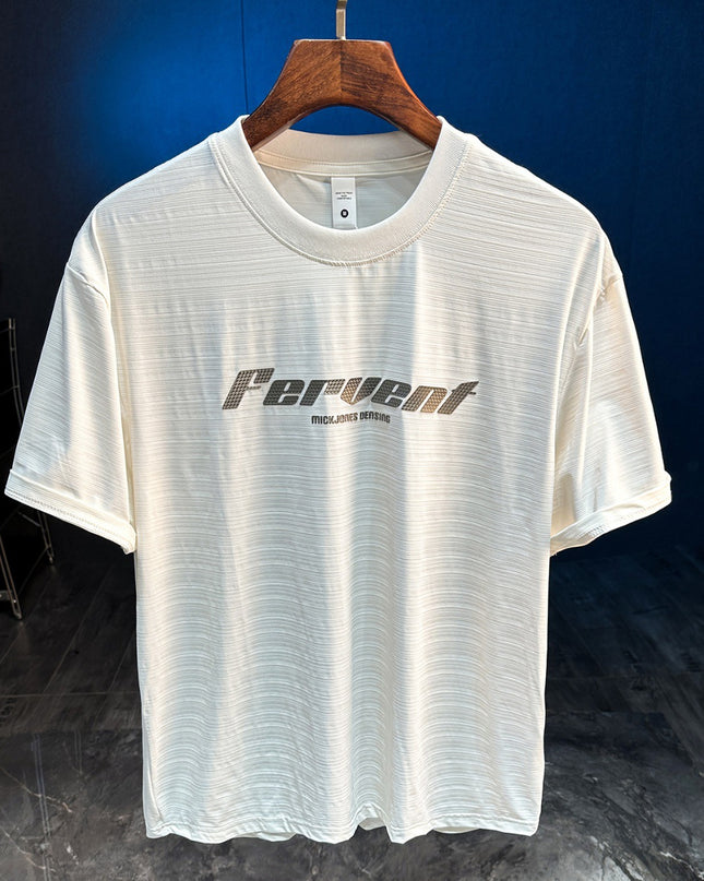 Men's Ice Silk Cool Quick-drying Thin Loose Short Sleeve