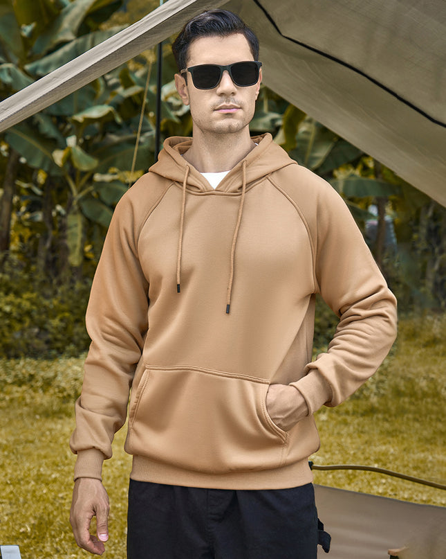 Loose Cool Blank Fleece Sweater Men's