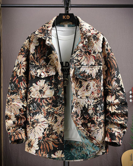 Personality Casual Lapel Shirt Coat