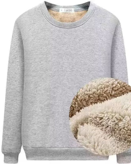 Polyester Men's Lambswool Round Neck Sweater