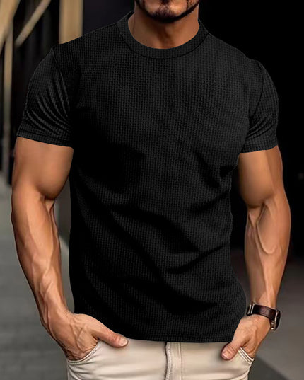 Men's Short Sleeve Breathable Slim Top