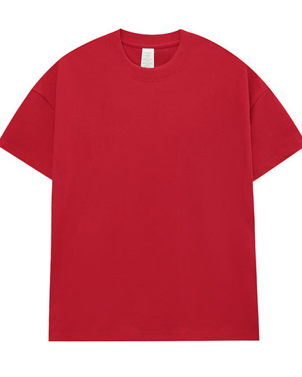 Men's Cotton Seamless Round Neck Short-sleeved T-shirt