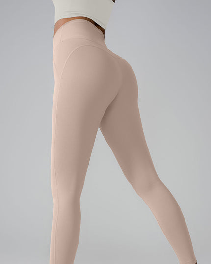 New Sports Trousers Pocket High Waist Seamless Nude Feel Yoga Pants