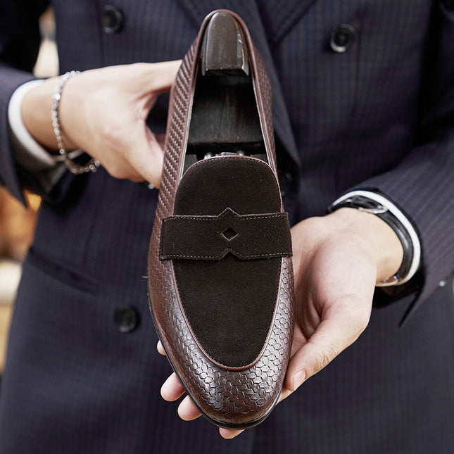 Men's Low-top Breathable Business Leather Shoes
