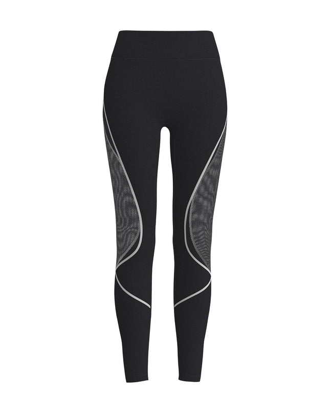 Women's Color Matching Mesh European And American High Waist Yoga Pants
