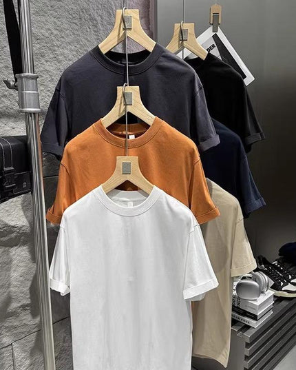 Luxury Quick-drying Hooded Simple Men's Short Sleeve
