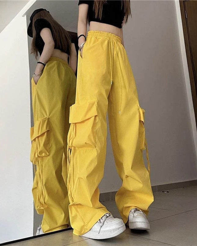 High Waist Retro Quick-drying Overalls For Women