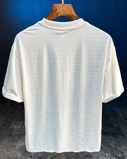 Men's Ice Silk Cool Quick-drying Thin Loose Short Sleeve
