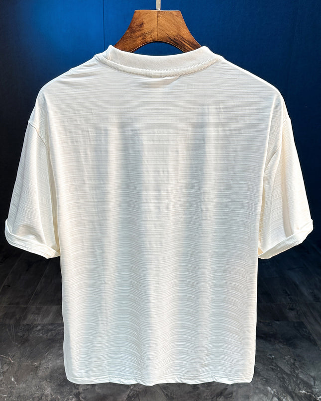 Men's Ice Silk Cool Quick-drying Thin Loose Short Sleeve