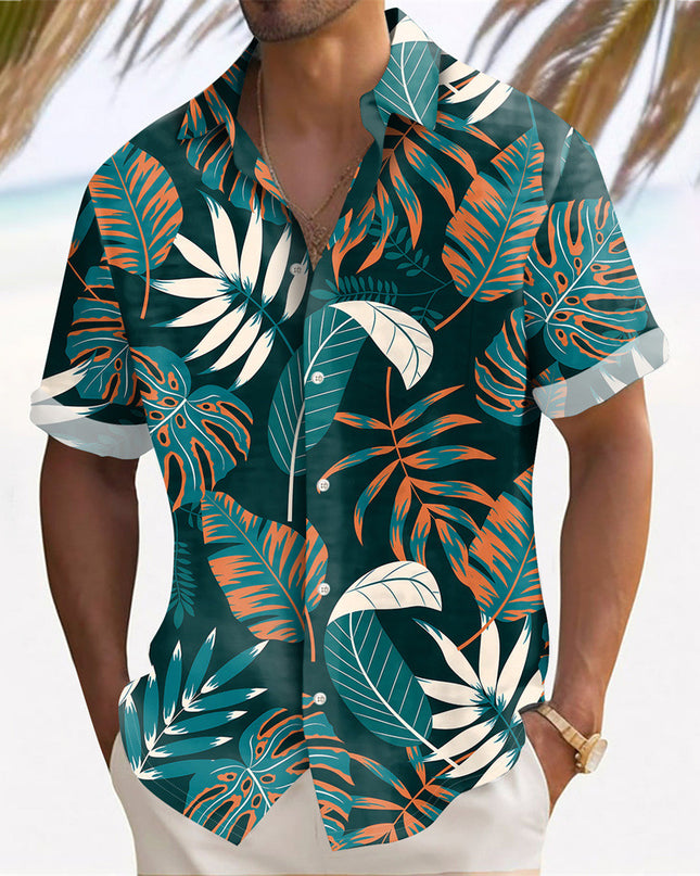 Hawaii Beach Men's Clothing Print Shirt Casual