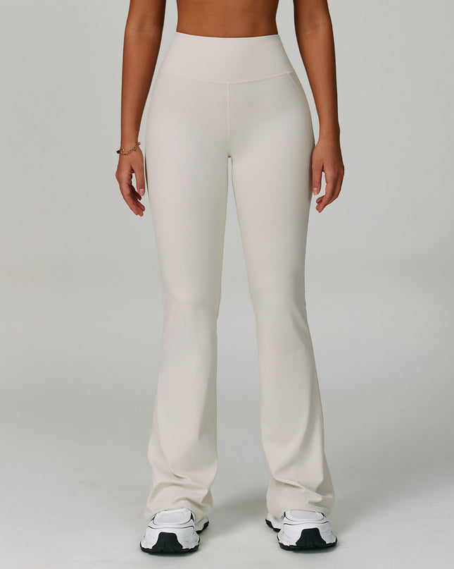 Sports High Waist Hip Lift Wide Leg Outerwear Bell-bottom Pants