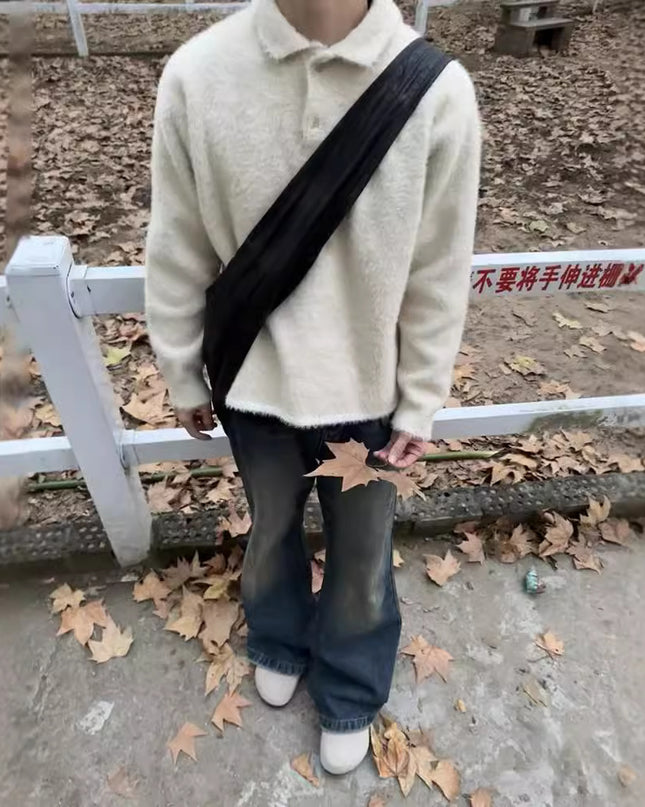 Men's Soft And Skin-friendly Knitted Sweater