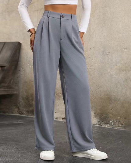 Temperament Commute High Waist Casual Suit Pants For Women