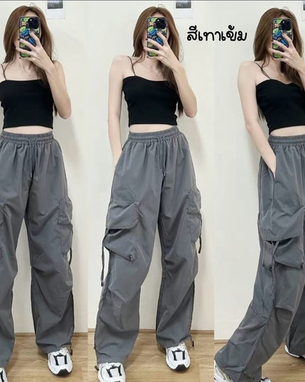 High Waist Retro Quick-drying Overalls For Women