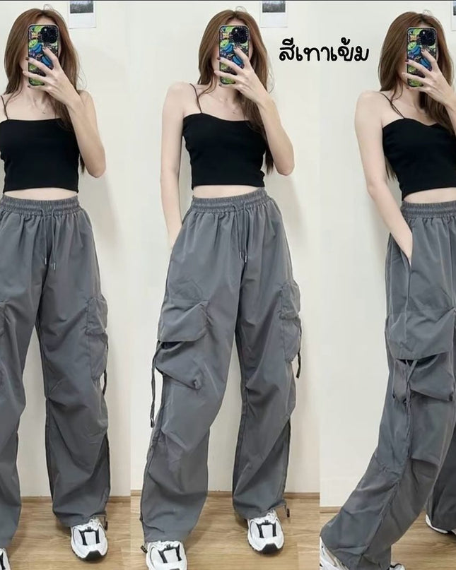 High Waist Retro Quick-drying Overalls For Women